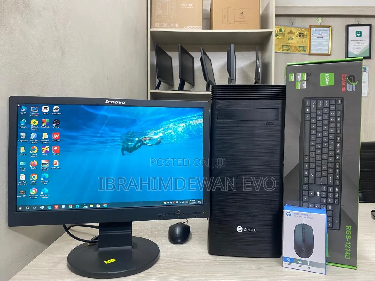 Desktop Computer Gigabyte GB-BXCEH-2955 8GB Intel Core I3 SSD 256GB