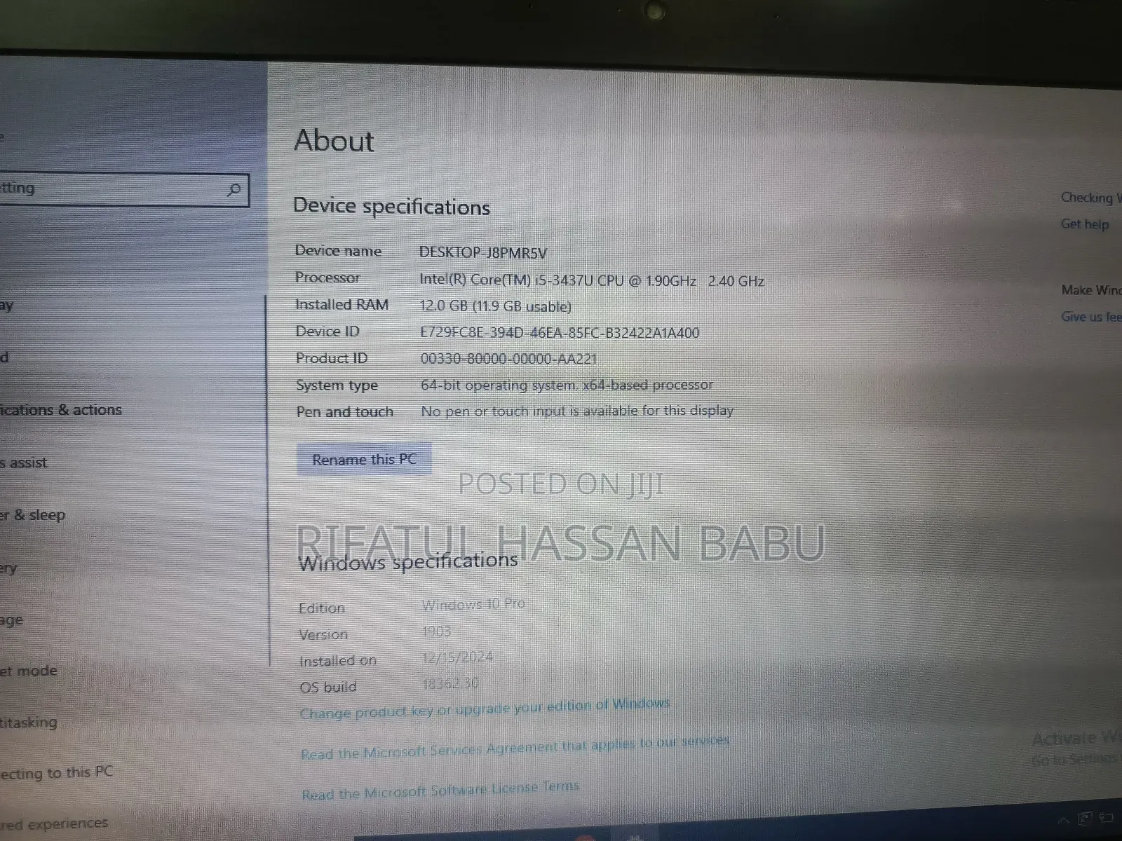 Laptop HP EliteBook 840 G3 8GB Intel Core I5 SSD 128GB