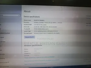 Laptop HP EliteBook 840 G3 8GB Intel Core I5 SSD 128GB