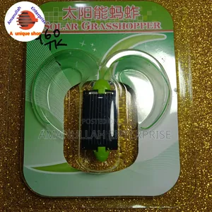 Solar-Powered Toy Grasshopper