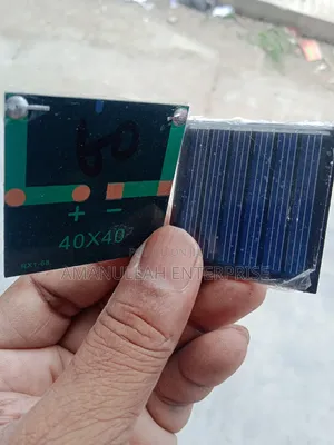 Mini Solar Panel, Likely a Polycrystalline Solar Cell.