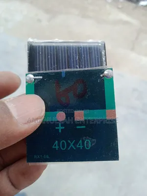 Mini Solar Panel, Likely a Polycrystalline Solar Cell.