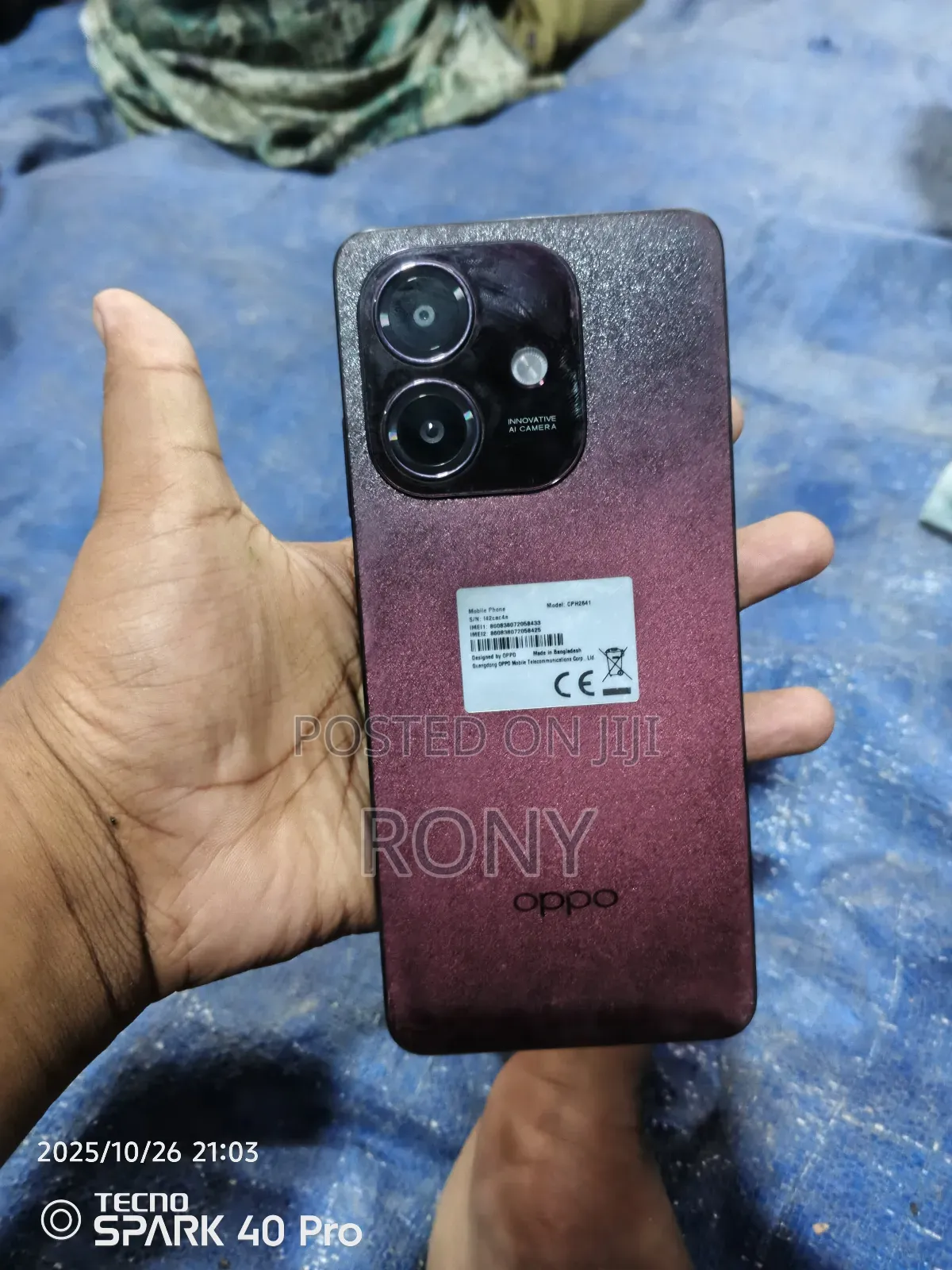 Oppo A3x 128 GB Yellow