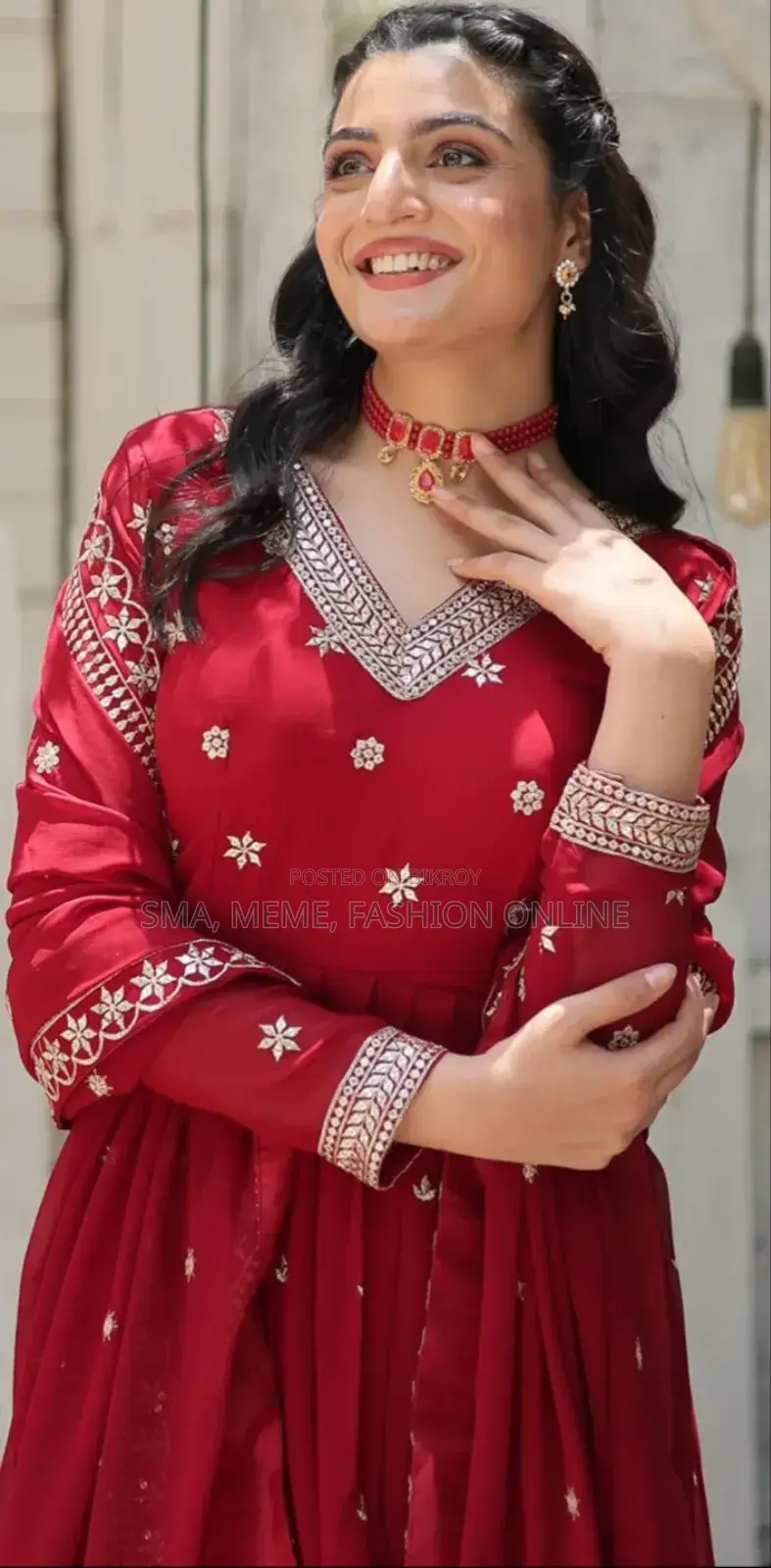 থ্রি পিস পার্টি গাউন