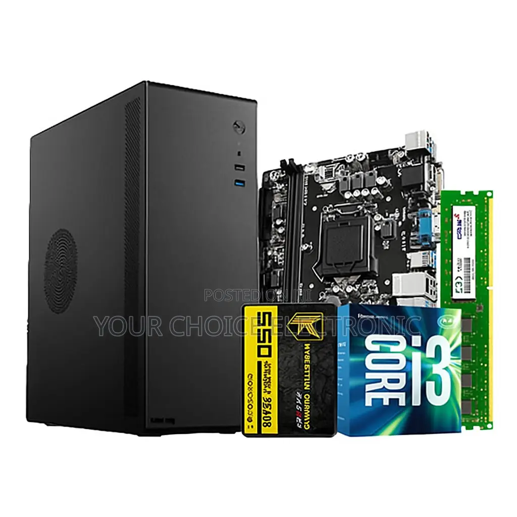 Desktop Pc Intel Core I3 ( 7th Gen)_ram 8gb DDR-4_ssd Nvme 256gb