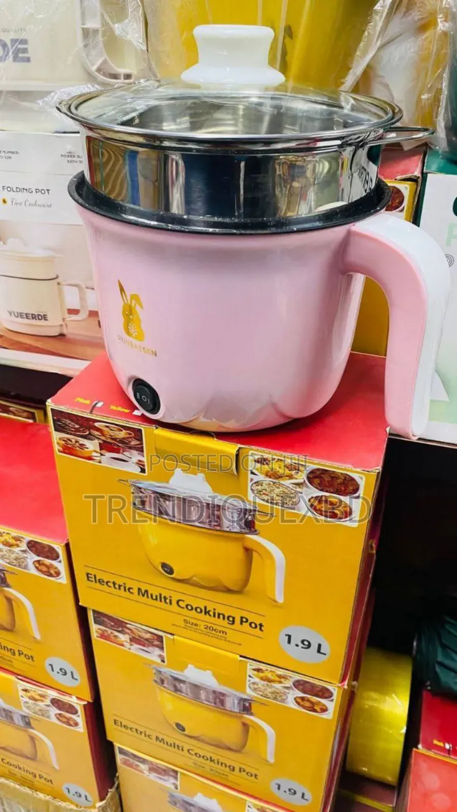 1.9l Electric Multi Cooking Pot – Smart Portable Cooker (20cm)