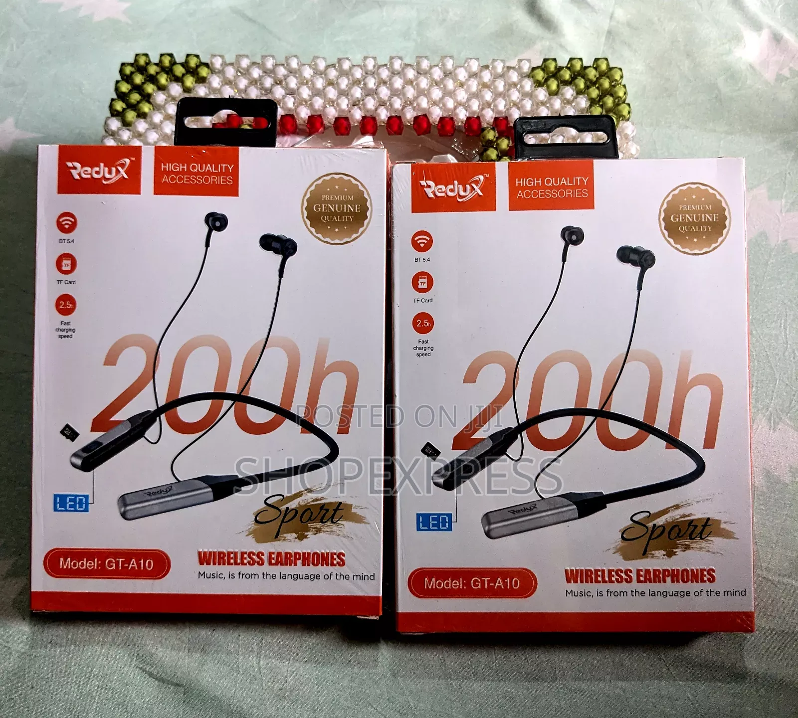 Redux Gt-A10 High Quality 200 Hours Bluetooth Neckband