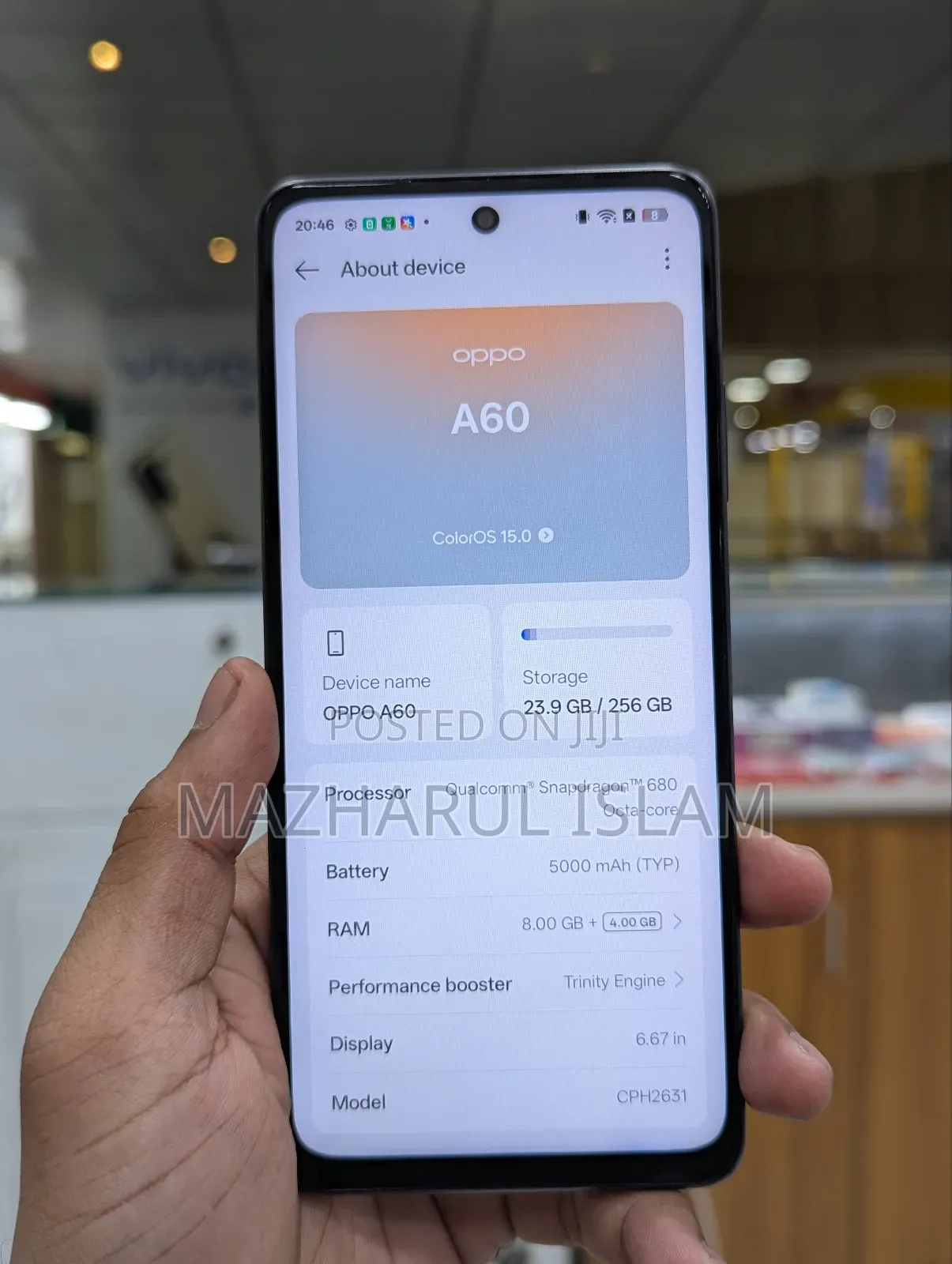 Oppo A60 256 GB Black