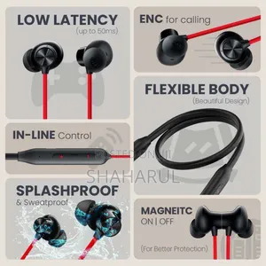 Oneplus 60 Hours Wireless Bluetooth Neckband Earphone