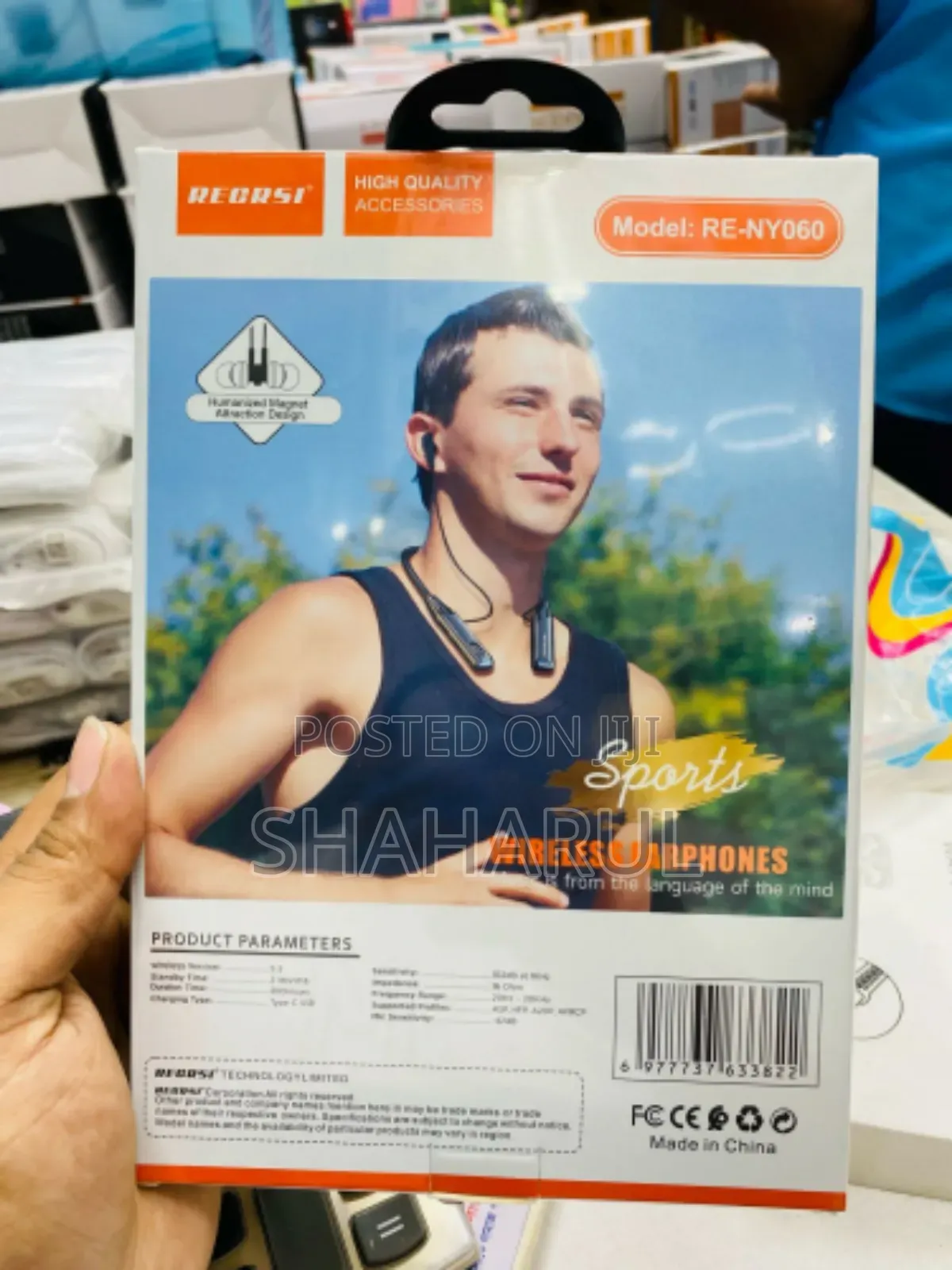 Recrsi Re-Ny060 200 Hours Type-C Bluetooth Neckband