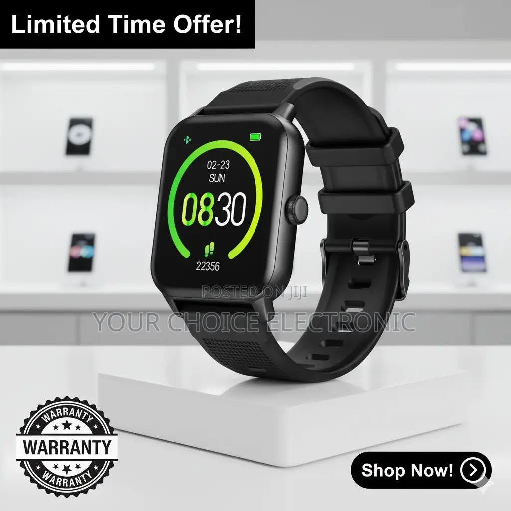 Riversong Motive 3 Pro Sw46 Waterproof Smart Watch-Black