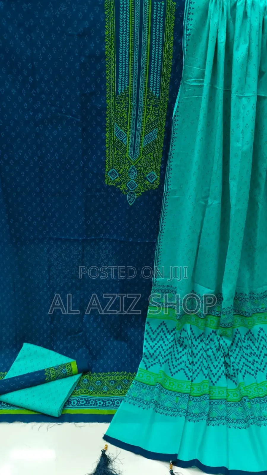 VIP Block Print Three-Piece Set