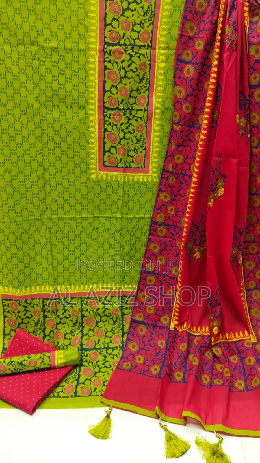 VIP Block Print Three-Piece Set