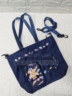 Premium Waterproof Shoulder Bag With Multiple Front Pockets Canvas