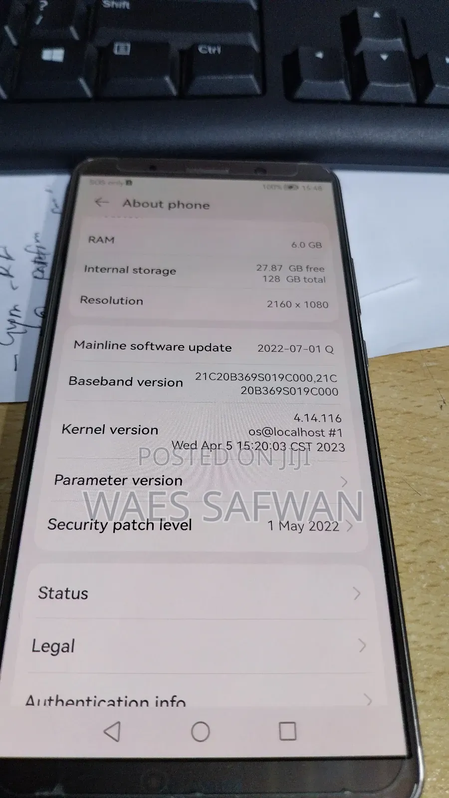 Huawei Mate 10 Pro 128 GB Purple