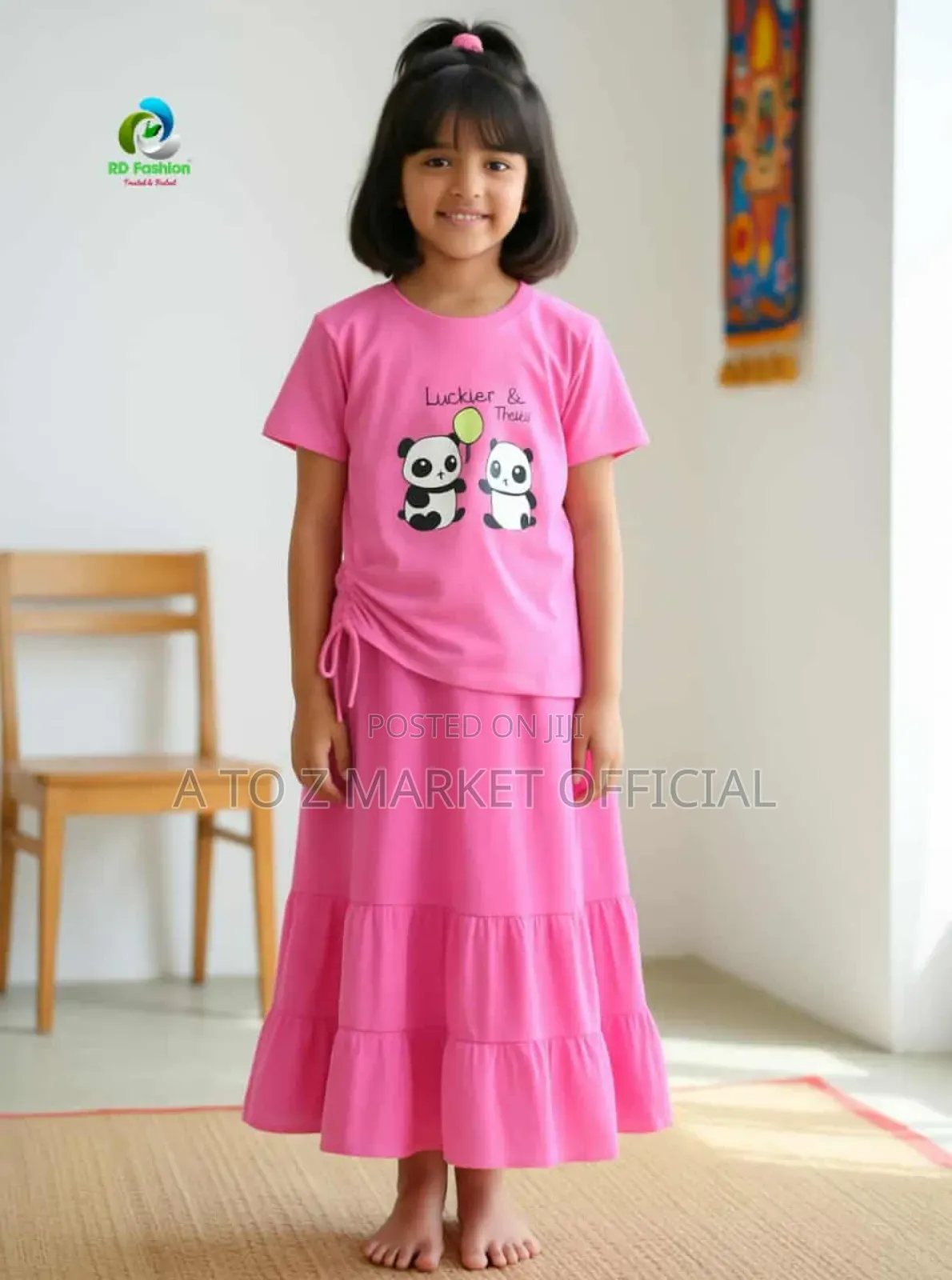 Baby Girls Scart T-Shirt Set