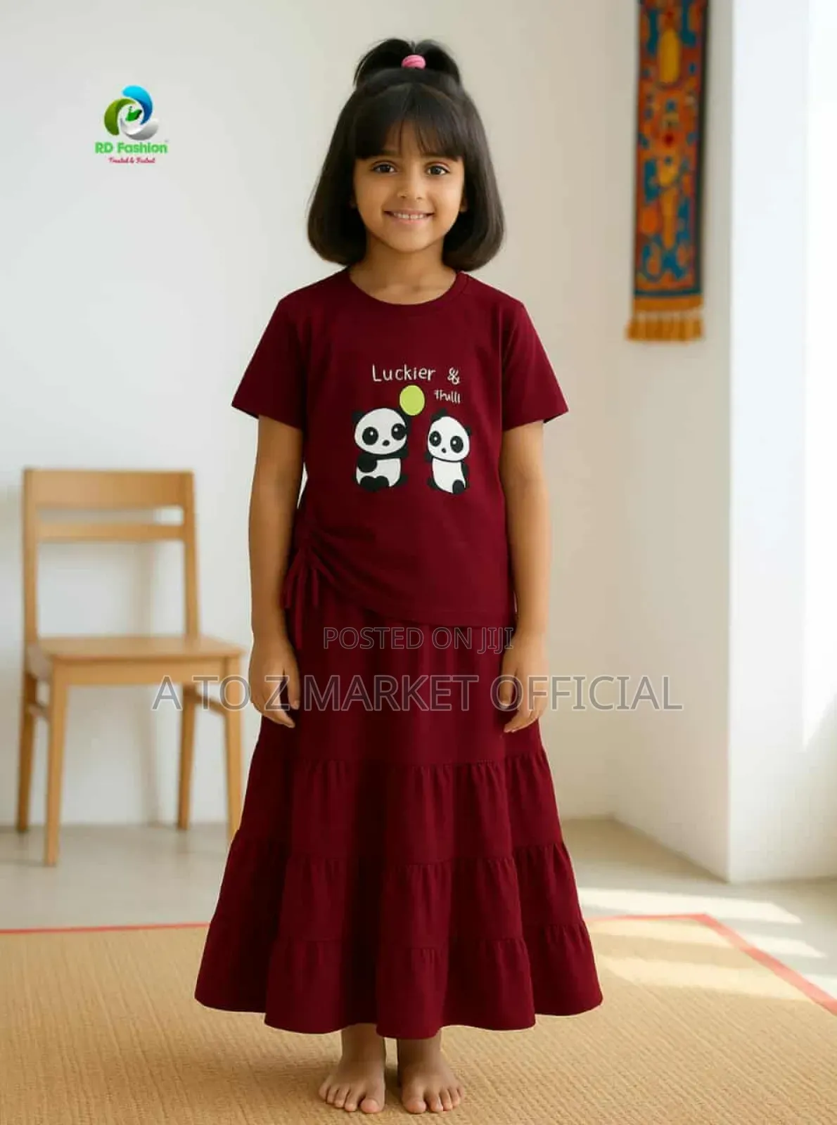 Baby Girls Scart T-Shirt Set