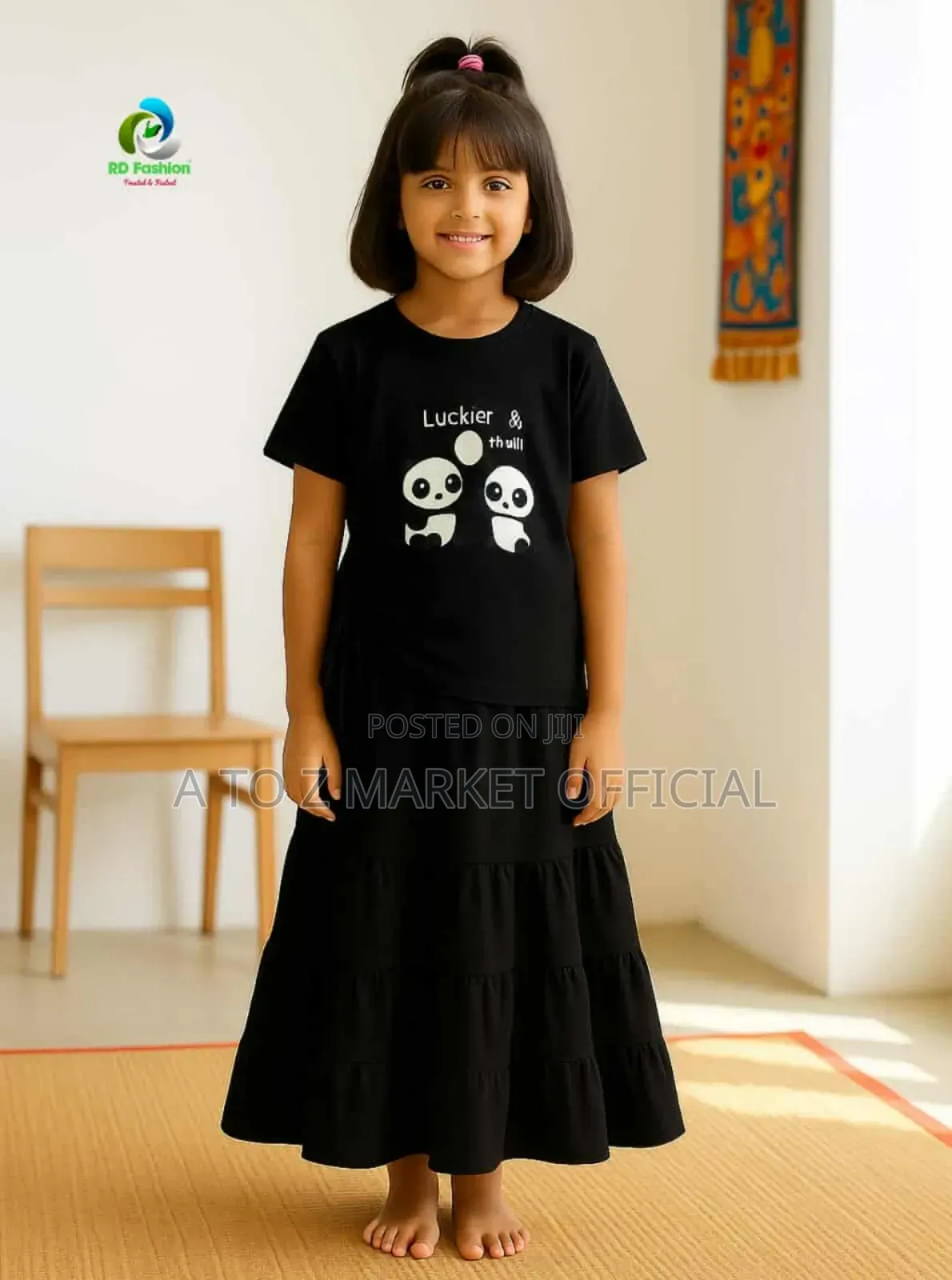 Baby Girls Scart T-Shirt Set