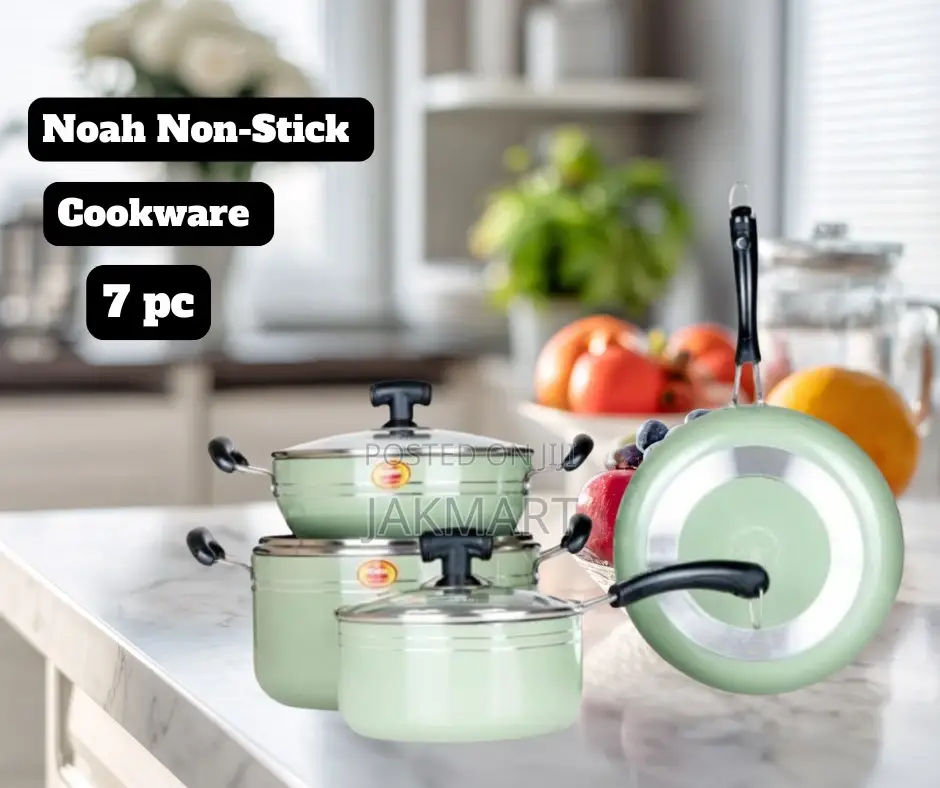 Noah Non-Stick Cookware Set Olive