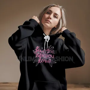 Photo - Premium Comfortable Printed Ladies Winter Hoodie ( All Colours Avai)