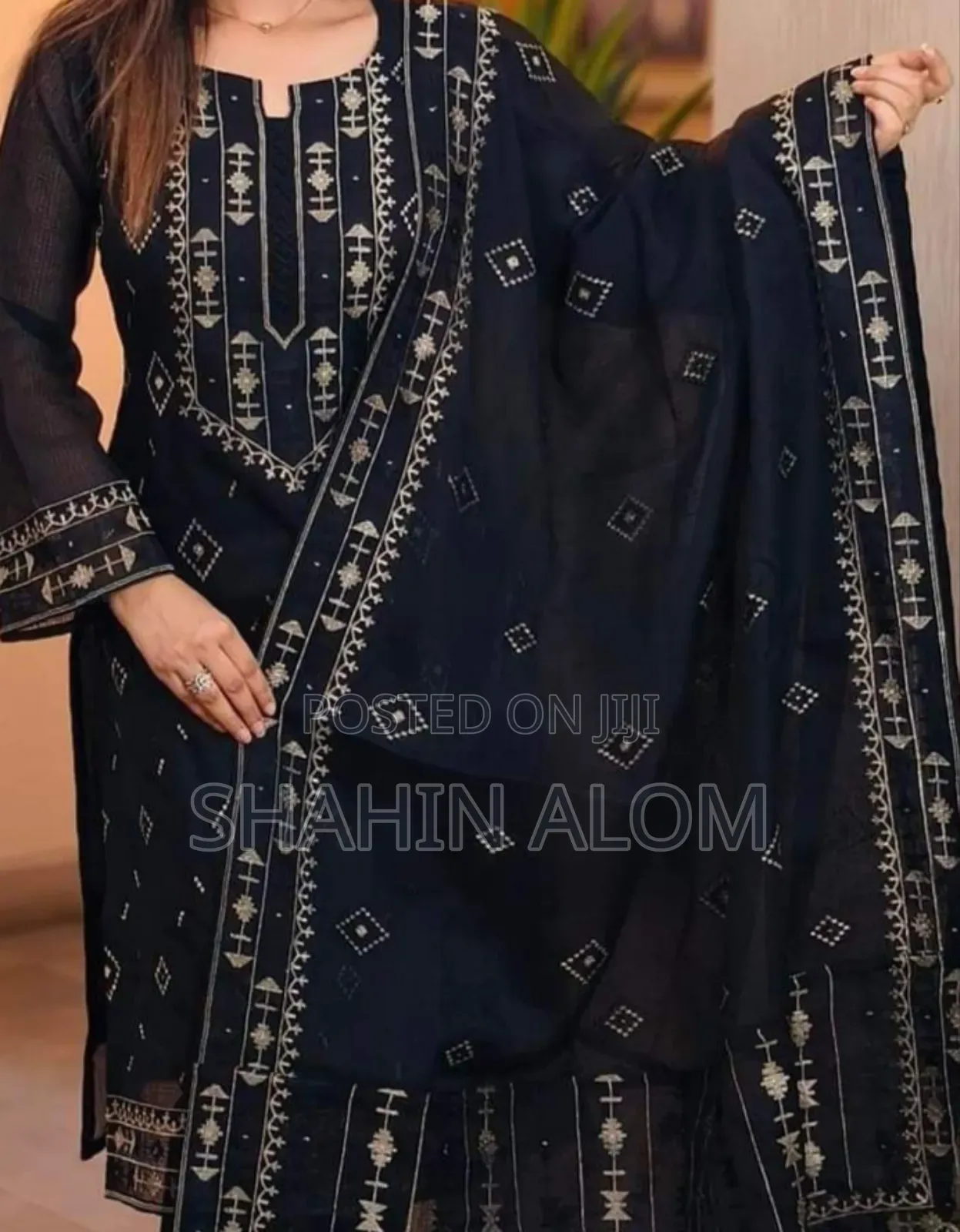 Block Print Three Piece