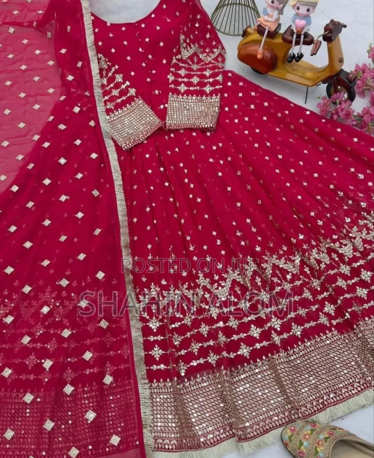 Indian Weightless Georgette Three-Piece