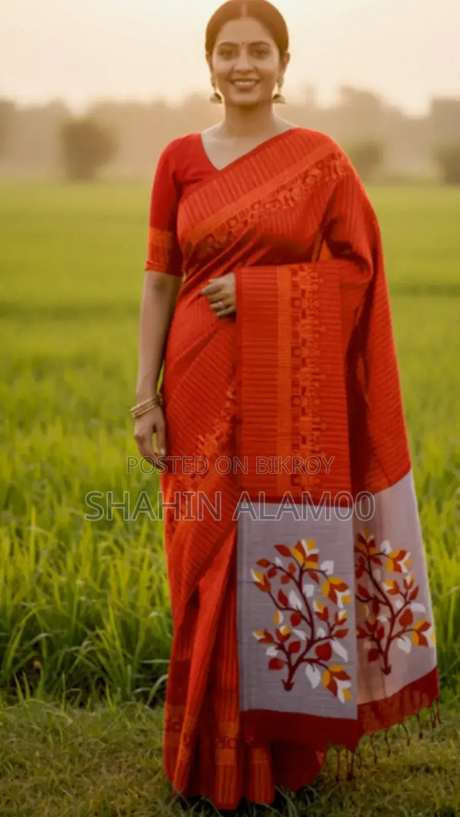 Cotton Saree With Blouse Piece