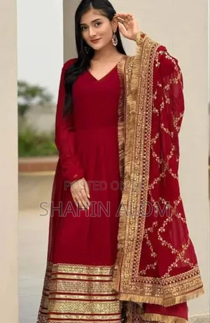 Photo - Party Gown Three Piece Dress for Women