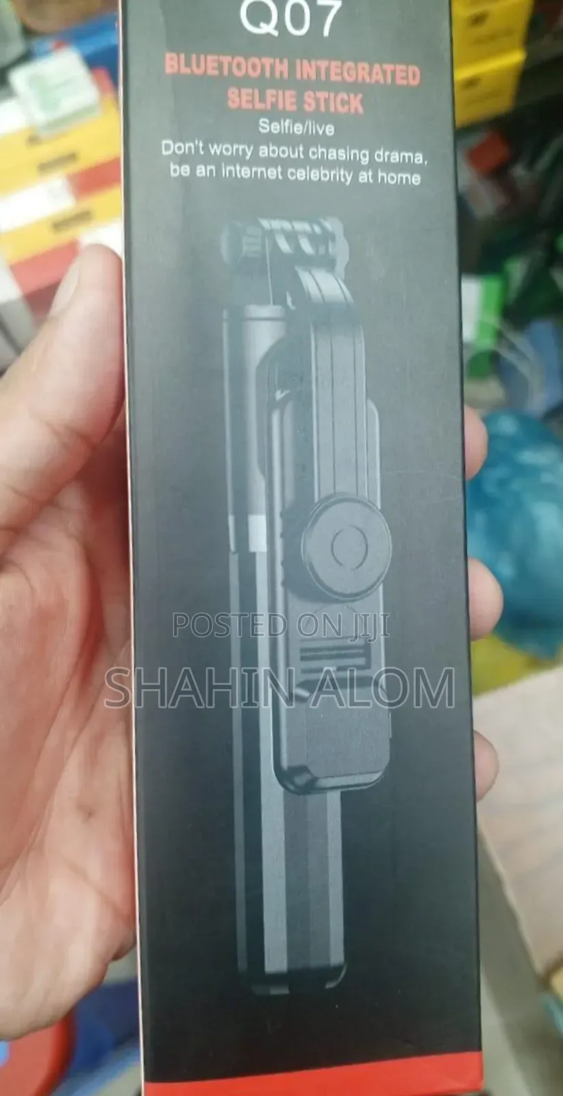 Q07 100cm Bluetooth Selfie Stick With Relightweight Design