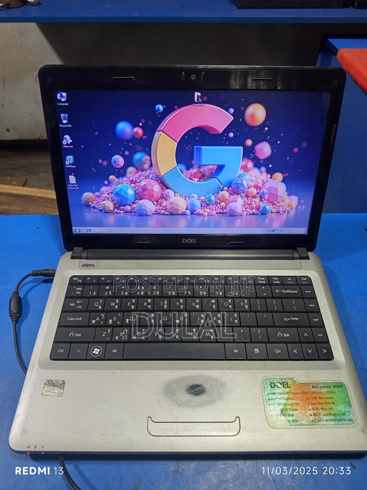 Laptop Dell Inspiron 4000 4GB Intel Core I3 HDD+SSD 500GB