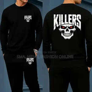 Long Sleeve Drop Shoulder Tshirt and Trouser Set