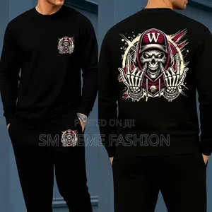 Long Sleeve Drop Shoulder Tshirt and Trouser Set