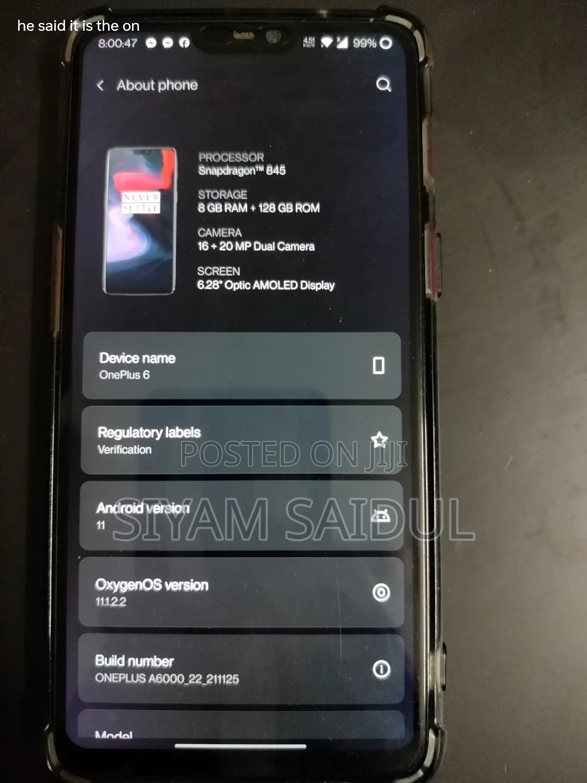 OnePlus 6 128 GB Red