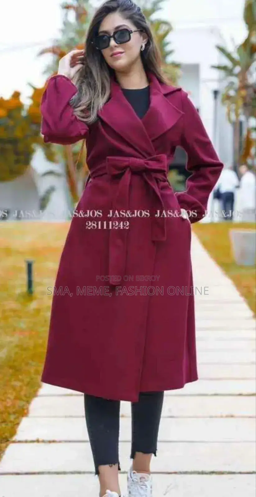 Premium Overcoat with 3 Inch Premium Belt