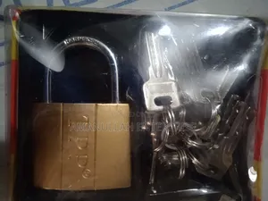 Top Security Padlock With a Large Set of Keys.