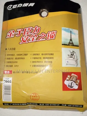 Motorcycle Disc Brake Lock, Which Is a Type of Anti-Theft Device.