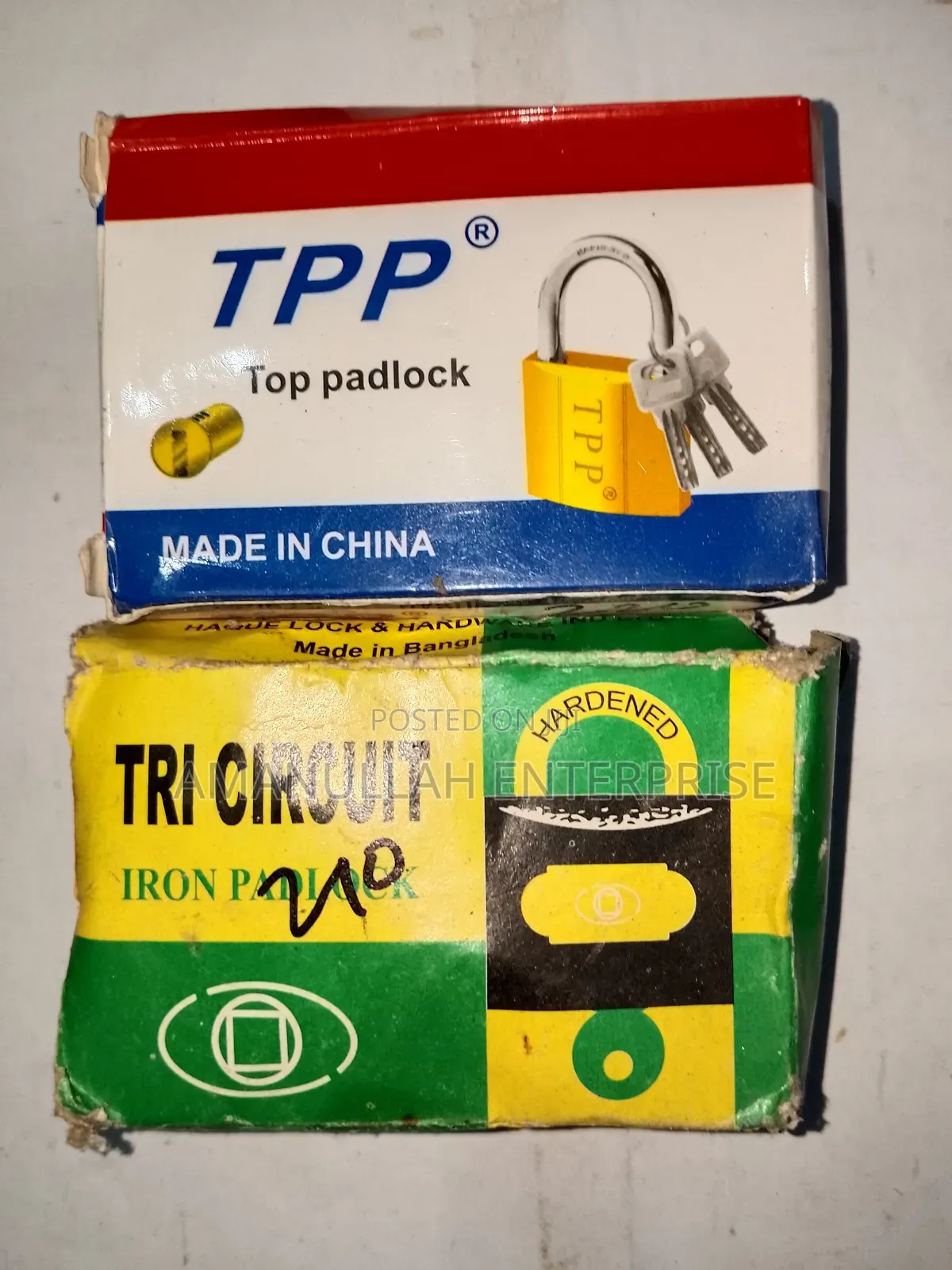 TTP Iron Padlock, High-Security Heavy-Duty Lock Size 50 Mm.