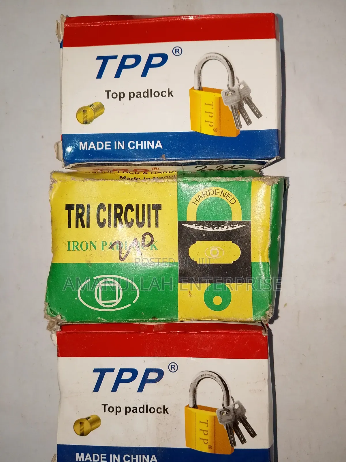 TTP Iron Padlock, High-Security Heavy-Duty Lock Size 50 Mm.