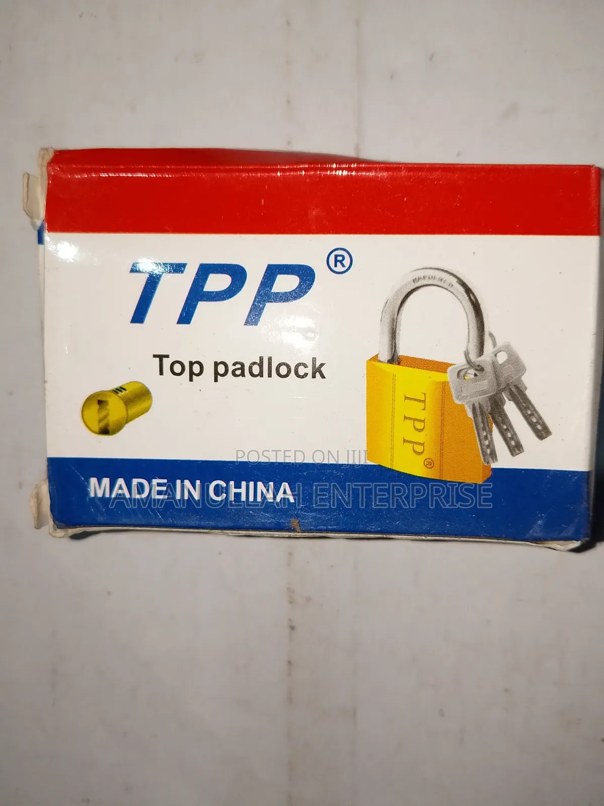 TTP Iron Padlock, High-Security Heavy-Duty Lock Size 50 Mm.