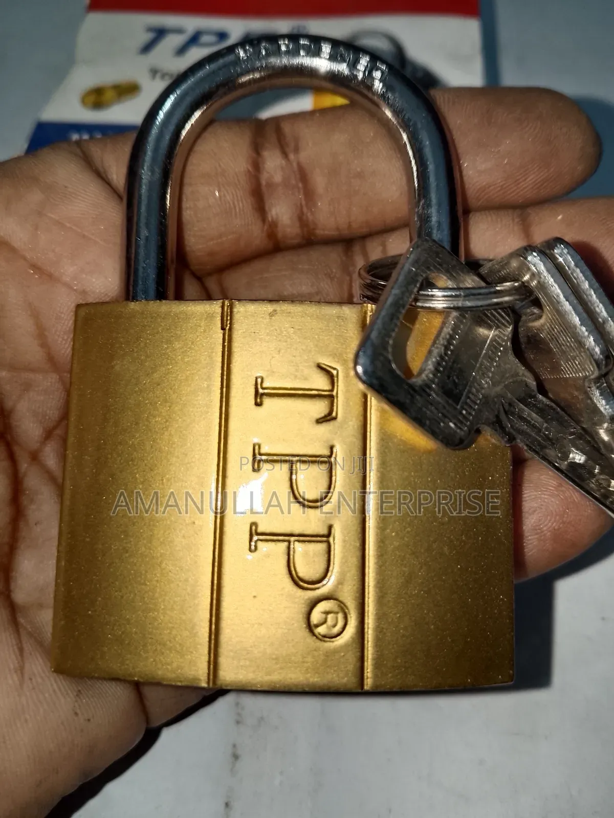 TTP Iron Padlock, High-Security Heavy-Duty Lock Size 50 Mm.