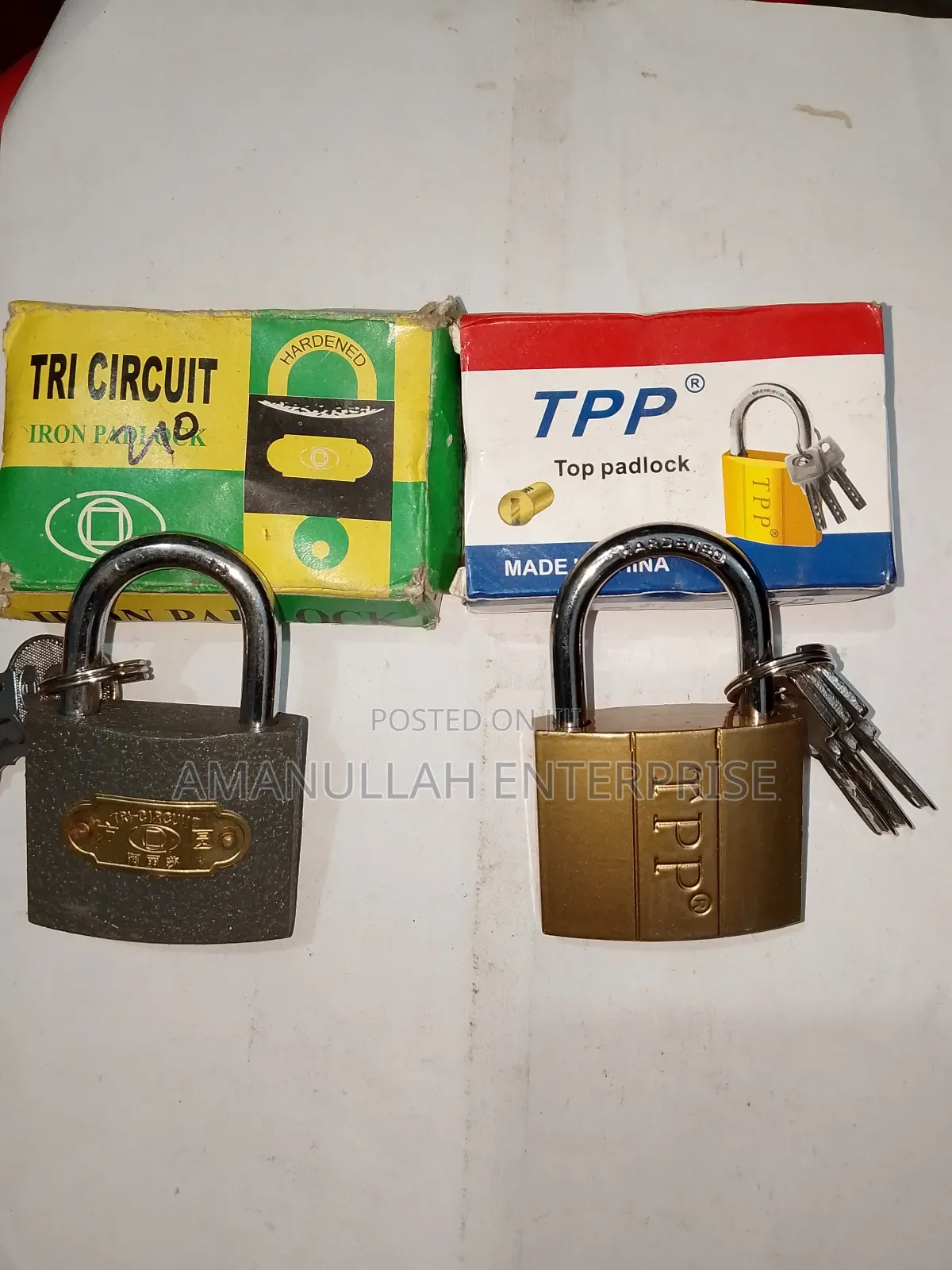 TTP Iron Padlock, High-Security Heavy-Duty Lock Size 50 Mm.