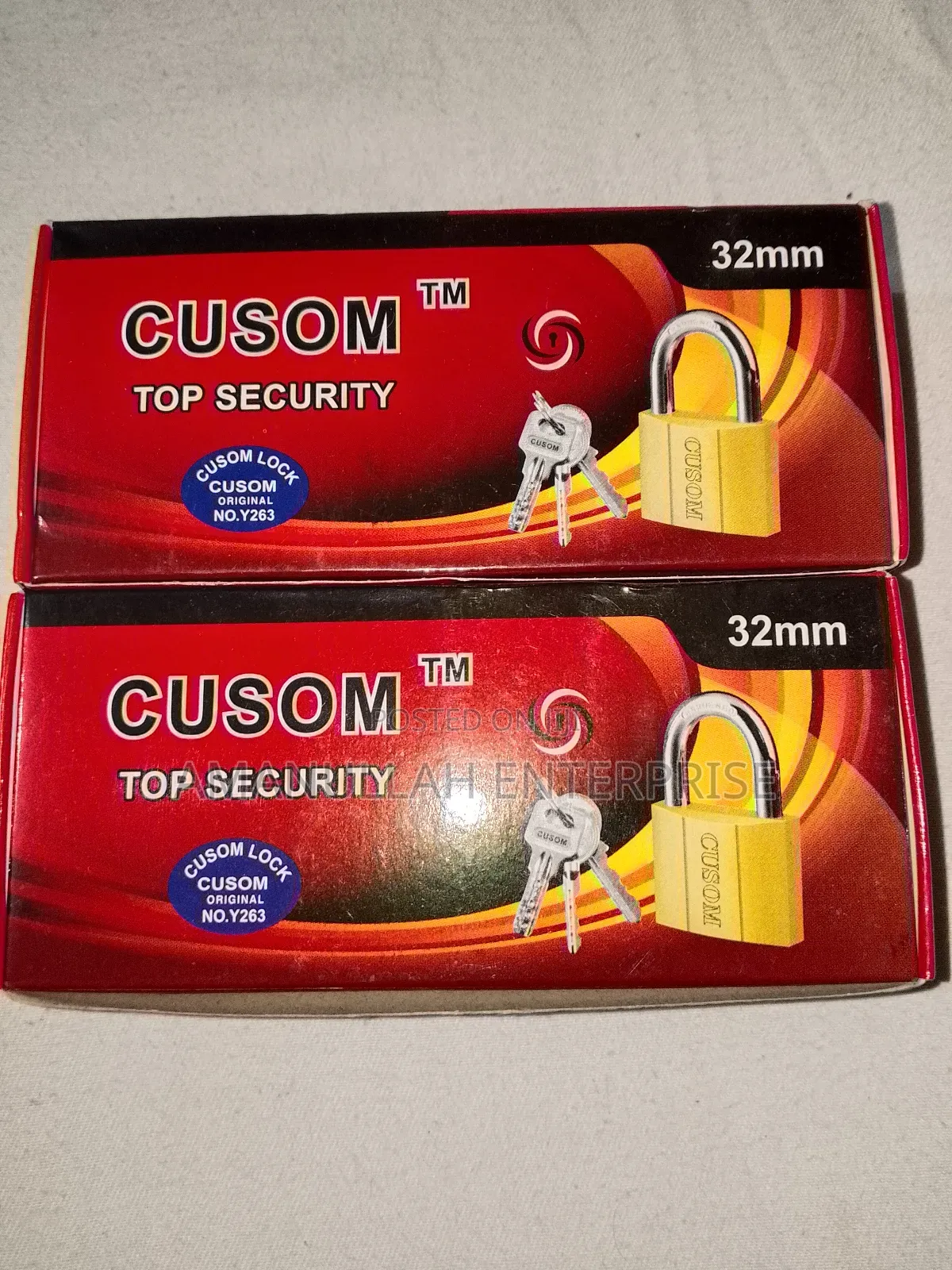 Padlock or TTP Iron Padlock, High-Security Heavy-Duty Lock Size 32 Mm.