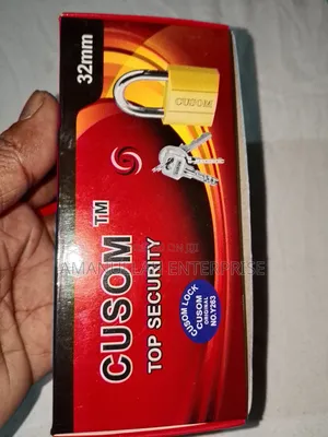 Padlock or TTP Iron Padlock, High-Security Heavy-Duty Lock Size 32 Mm.