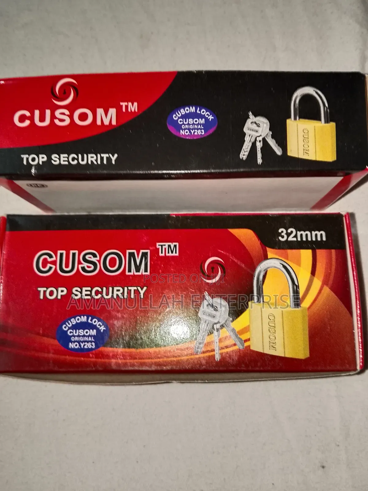 Padlock or TTP Iron Padlock, High-Security Heavy-Duty Lock Size 32 Mm.