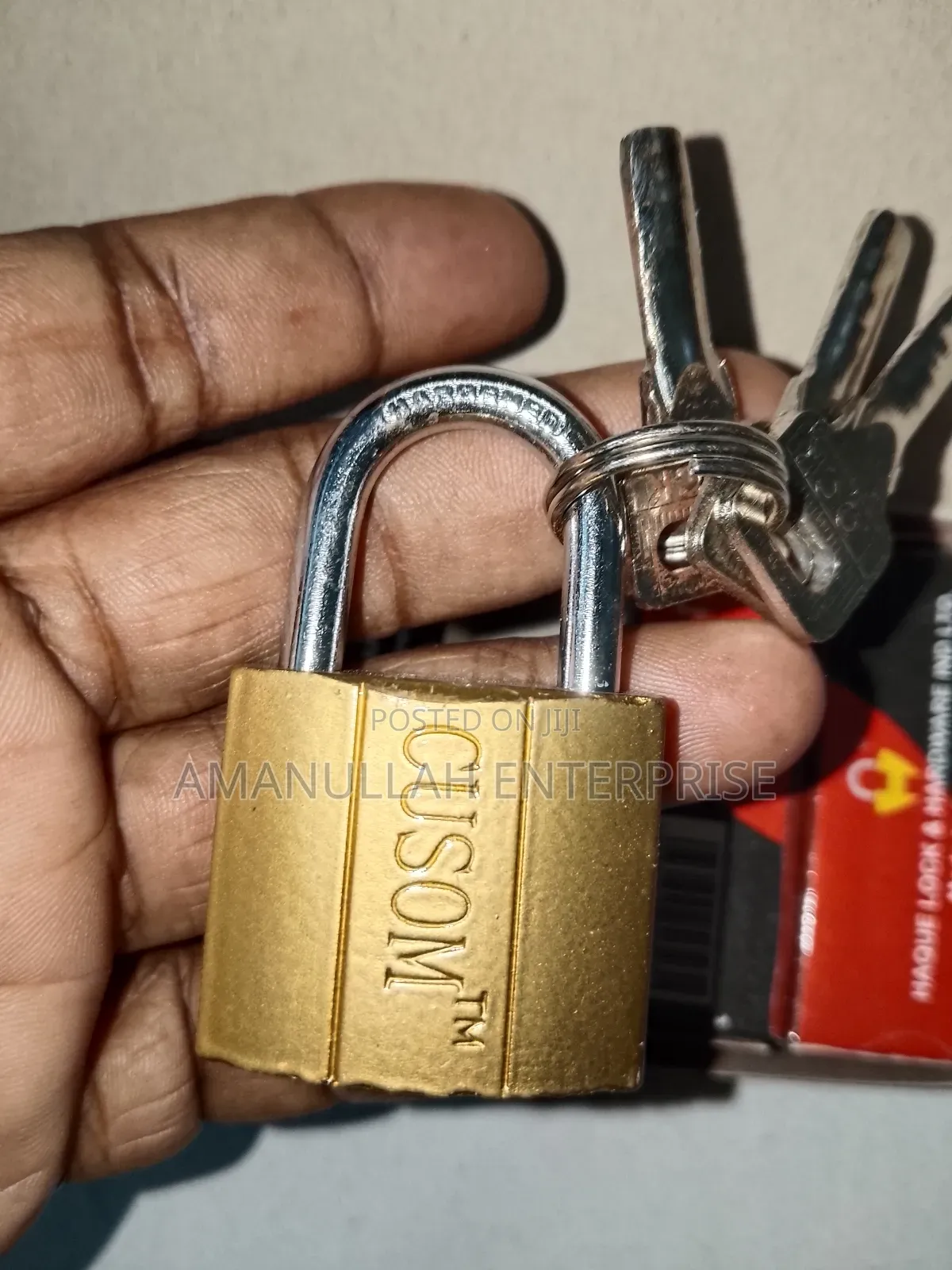 Padlock or TTP Iron Padlock, High-Security Heavy-Duty Lock Size 32 Mm.