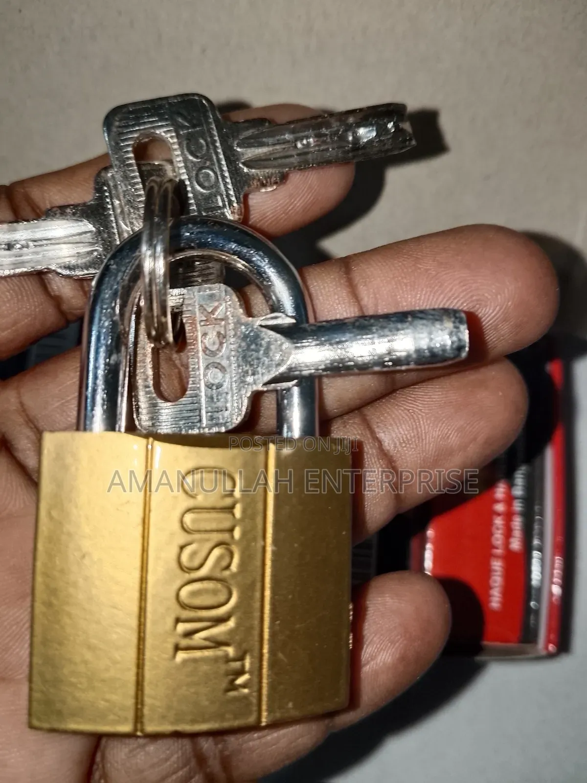 Padlock or TTP Iron Padlock, High-Security Heavy-Duty Lock Size 32 Mm.