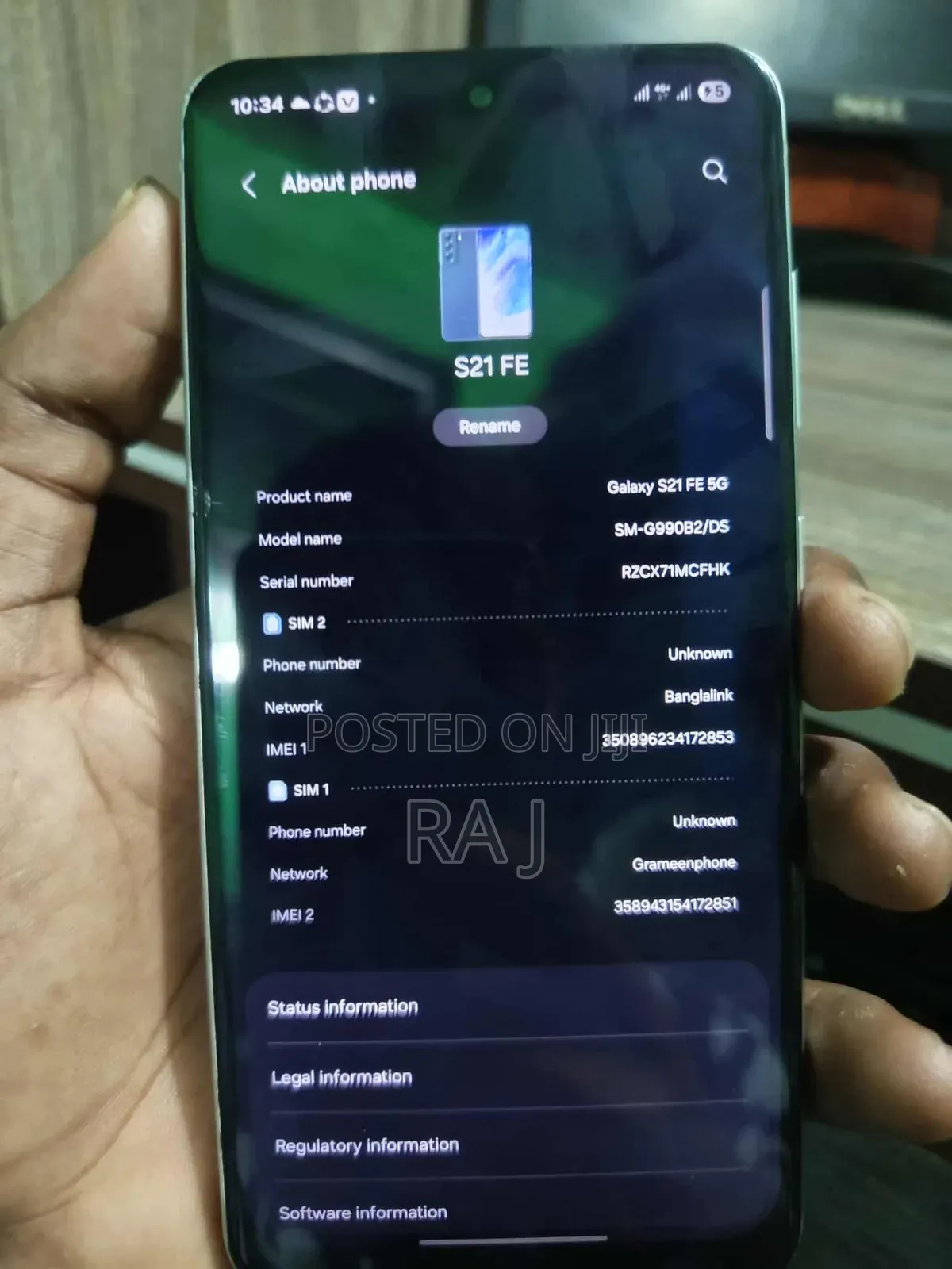 Samsung Galaxy S21 FE 5G 256 GB White