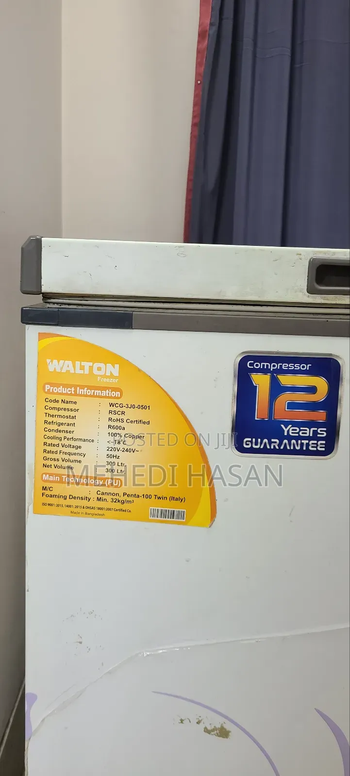 Walton Freezer 300 Liter