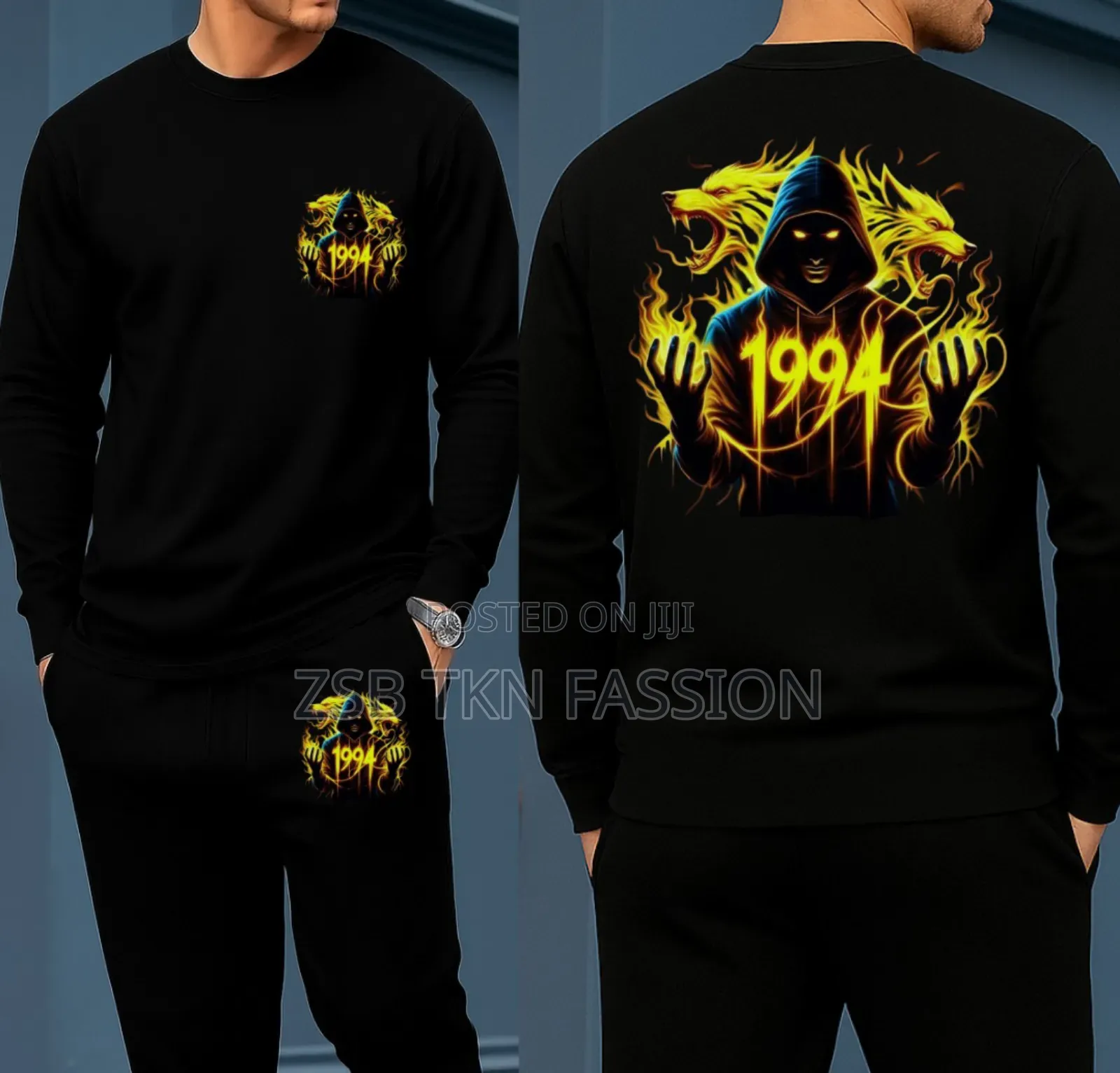 Long Sleeve Drop Shoulder Tshirt and Trouser Set নতুন আপডেট