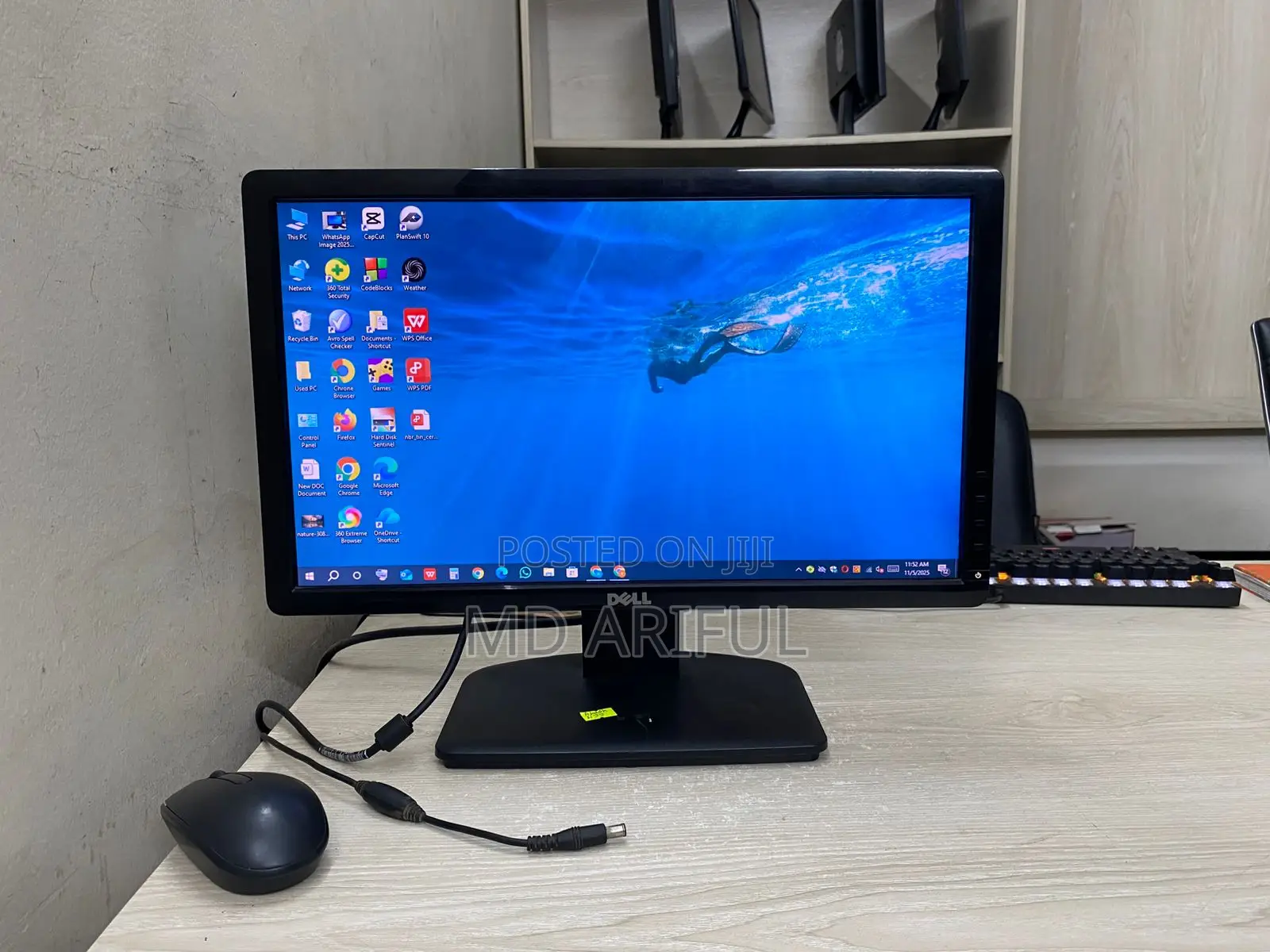 Dell 19"Inch Slim Led Full Fresh Monitor